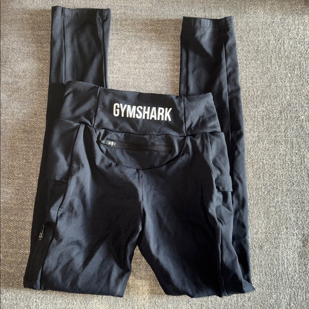 Gymshark Black Logo Athletic Capri Leggings